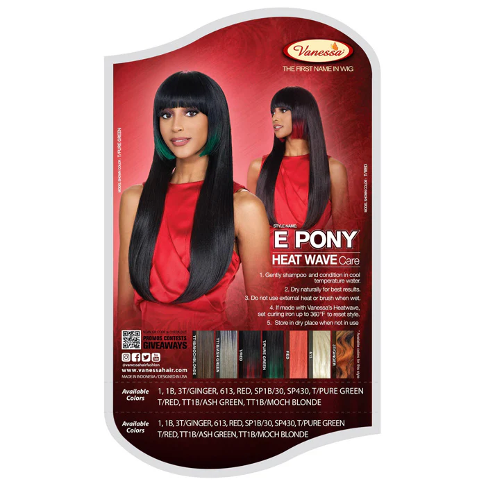 Vanessa Fashion Full Wig - E PONY - Image 5
