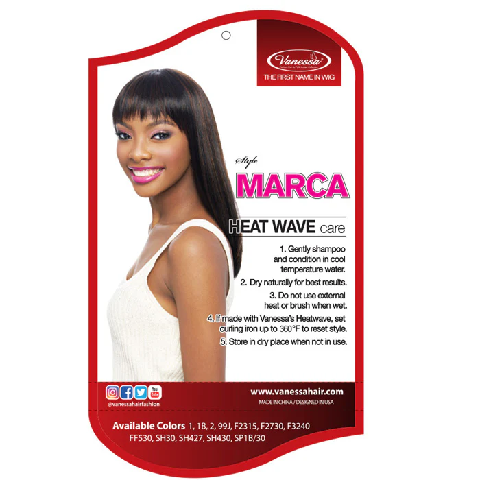 Vanessa Synthetic Full Cap Wig - MARCA - Image 6