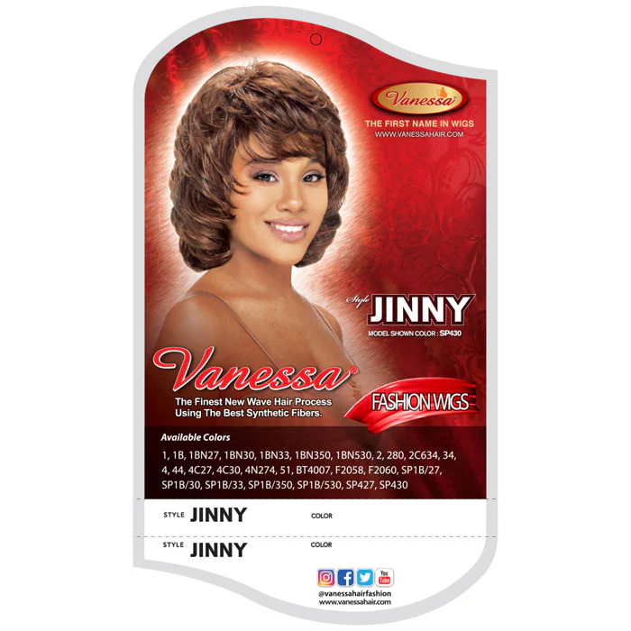 Vanessa Fashion Full Wig - JINNY - Image 3