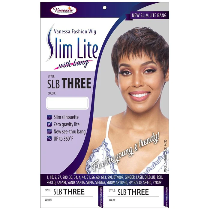 Vanessa Slim Lite with Bang Full Wig - SLB THREE - Image 4