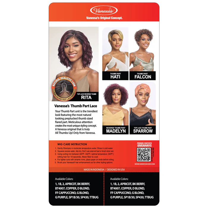 Vanessa Thumb Lace Part Wig - RITA - Image 5