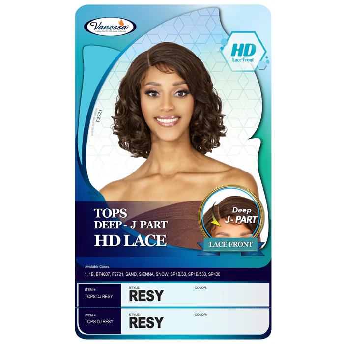 Vanessa Top Lace Deep J-Part HD Lace Front Wig - RESY - Image 3