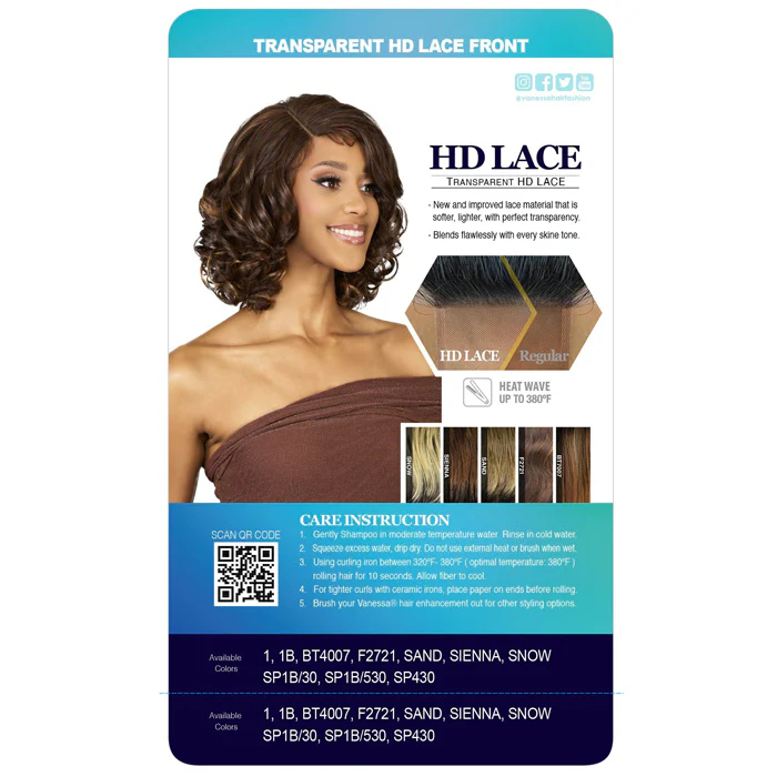 Vanessa Top Lace Deep J-Part HD Lace Front Wig - RESY - Image 4