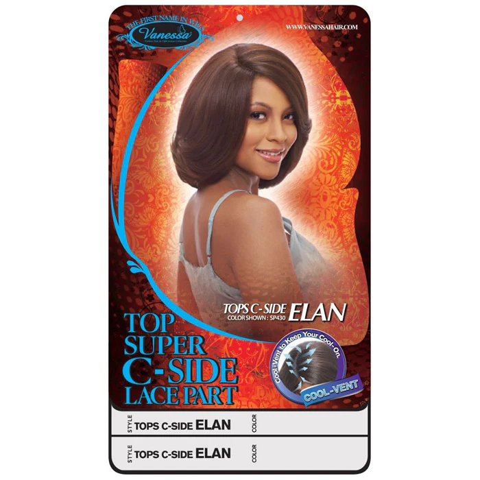 Vanessa Top Super C-Side Part Lace Front Wig - ELAN - Image 4