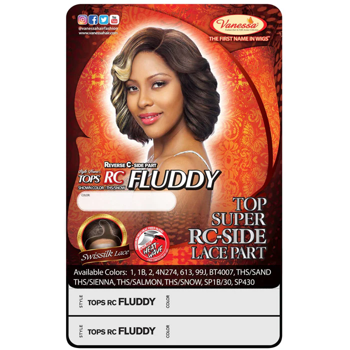 Vanessa Top Super RC-Side Lace Part Swissilk Wig - TOPS RC FLUDDY - Image 4