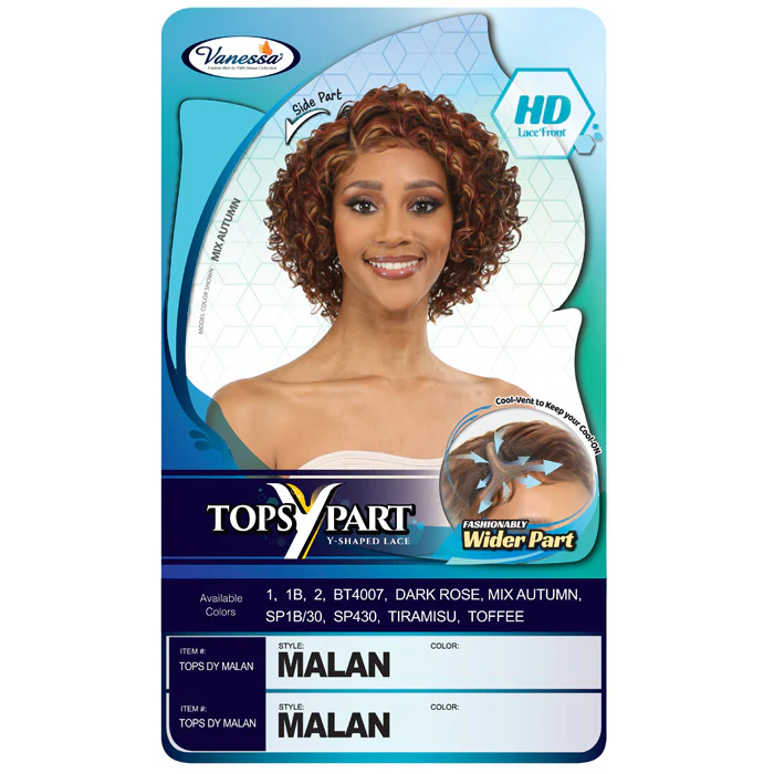 Vanessa Tops Lace HD Lace Front Wig - MALAN - Y-Shaped Lace - Image 3