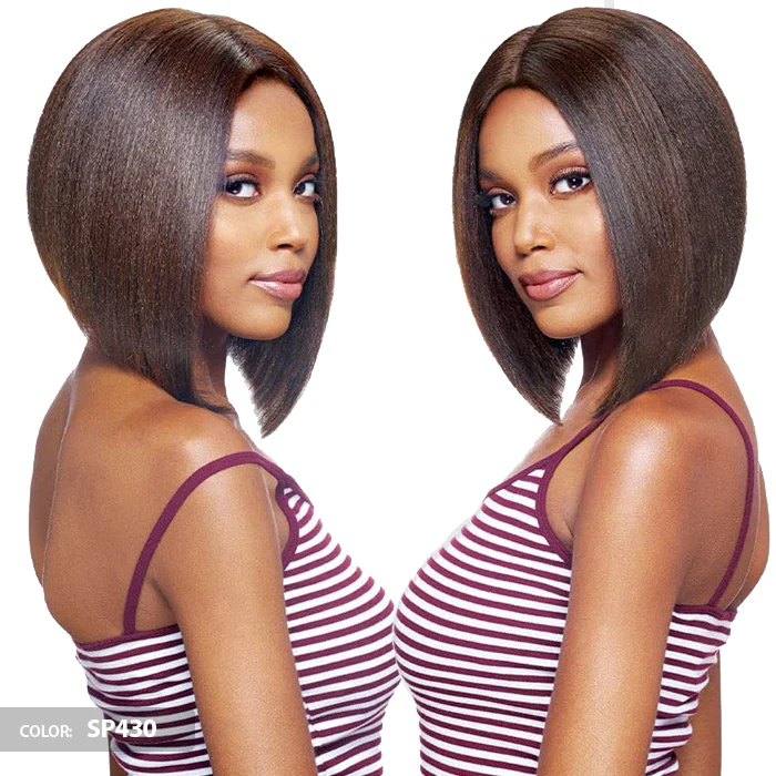 Vanessa Tops V-Line Middle Swissilk Lace Part Wig - EMIK - Image 2