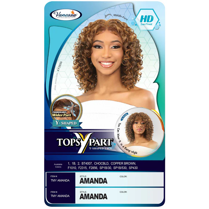 Vanessa Tops Y-Part HD Lace Front Wig - AMANDA - Image 5