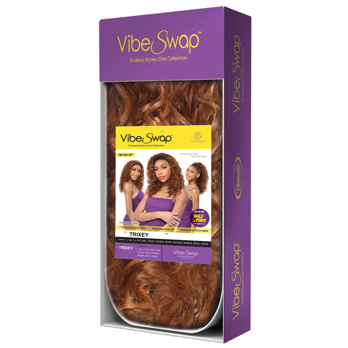 Vanessa Vibe Swap Drawstring Half Wig - TRIXEY - Image 6