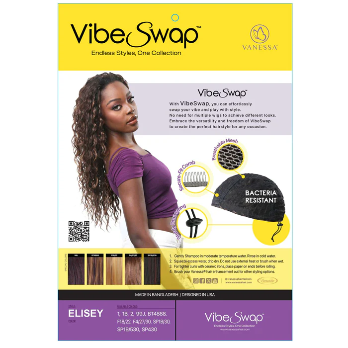 Vanessa Vibe Swap Half Wig - ELISEY - Image 5