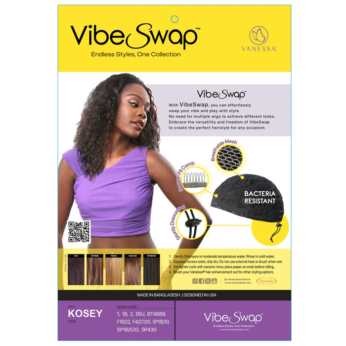 Vanessa Vibe Swap Half Wig - KOSEY - Image 5
