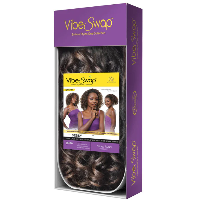 Vanessa Vibe Swap Half Wig - SESSY - Image 6