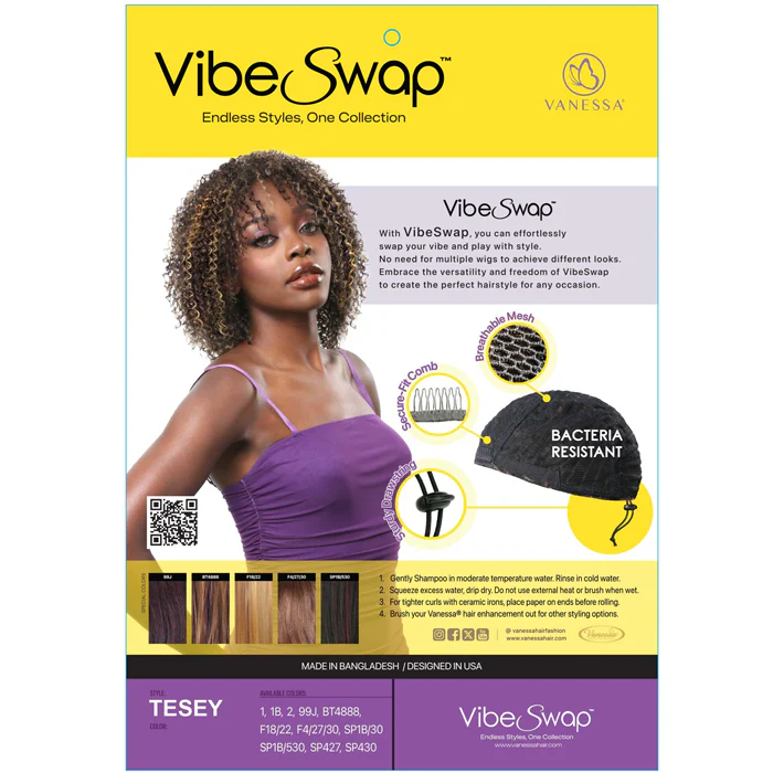 Vanessa Vibe Swap Half Wig - TESEY - Image 5