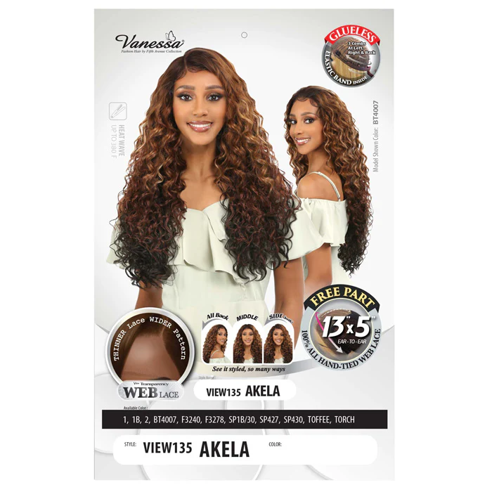 Vanessa View 135 Glueless 13x5 HD Lace Front Wig - VIEW 135 AKELA - Image 4