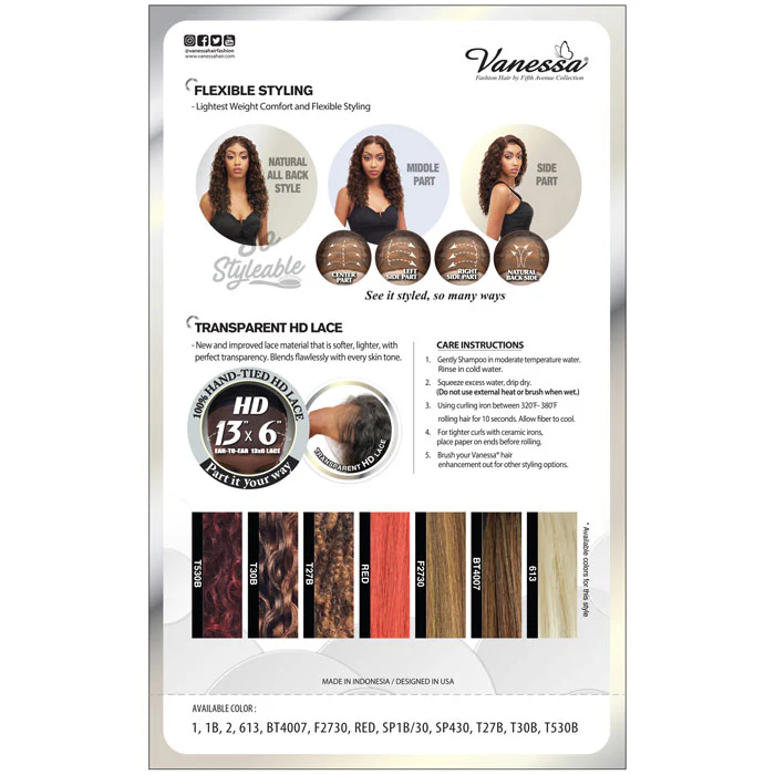 Vanessa View 136 13x6 HD Lace Front Wig - VIEW136 YOLAS - Image 5