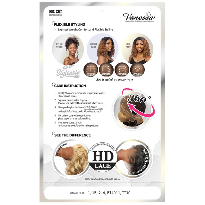 Vanessa View 360 HD Full Circle Frontal Lace Wig - VIEW 360 MIXA - Image 8