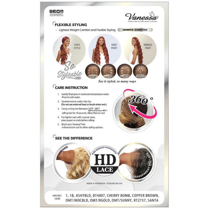 Vanessa View 360 HD Lace Around 360 Wig - VIEW360 KATY - Image 5