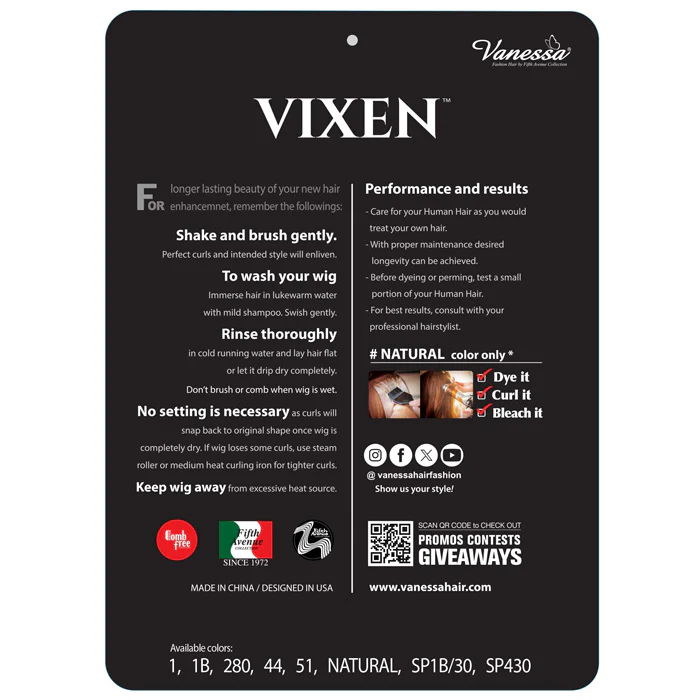 Vanessa Vixen 100% Human Hair Full Wig - HH AVA - Image 4
