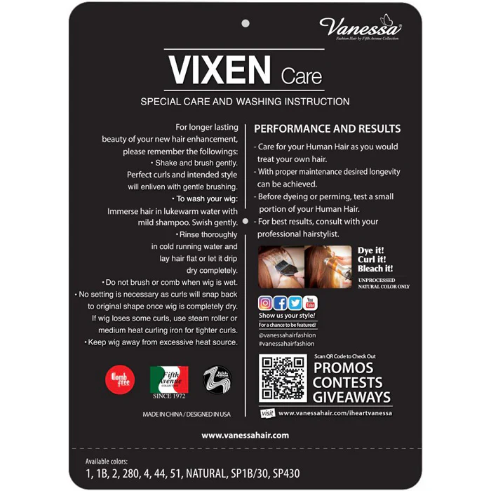 Vanessa Vixen Human Hair Wig - HH PIXIE - Image 5