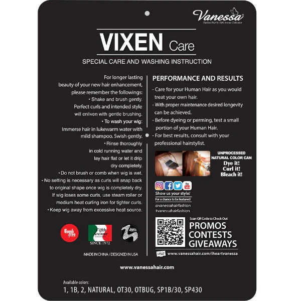 Vanessa Vixen Human Hair Wig - HH TARIN - Image 6