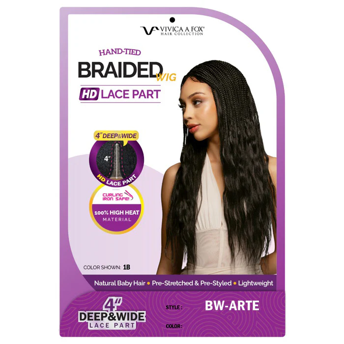 Vivica A Fox Braided 4" HD Deep Lace Part Wig - BW-ARTE - Image 3