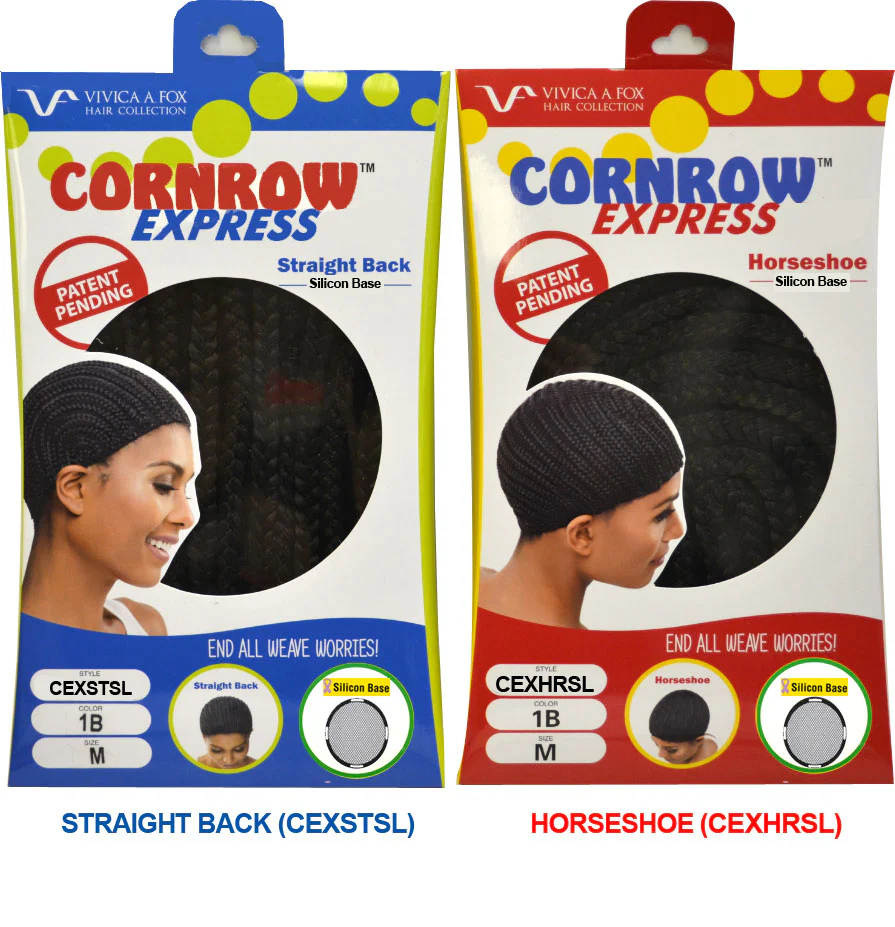Vivica A Fox Cornrow Express Cap - STRAIGHT BACK or HORSESHOE (Silicon Base) - Image 10
