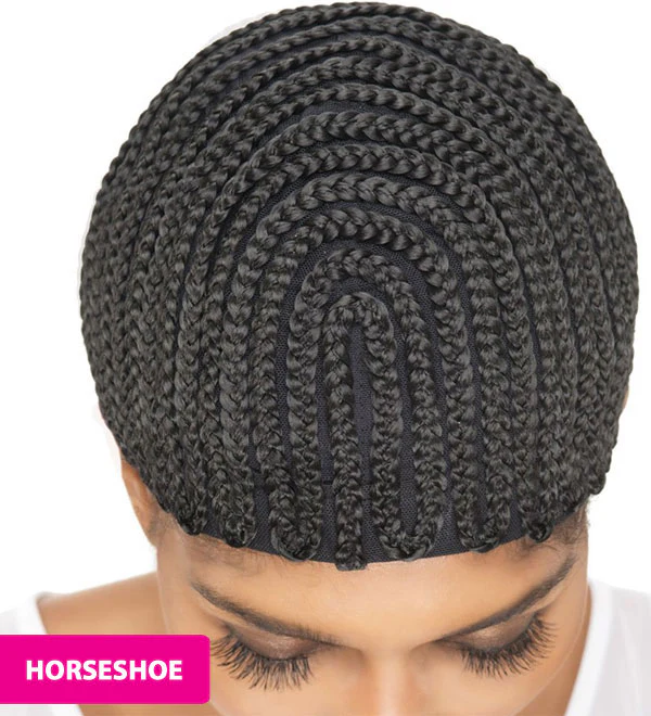 Vivica A Fox Cornrow PRO CAP STRAIGHT BACK OR HORSESHOE (With Combs) - Image 2
