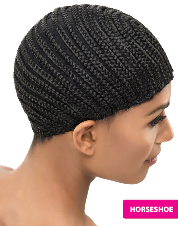 Vivica A Fox Cornrow PRO CAP STRAIGHT BACK OR HORSESHOE (With Combs) - Image 4