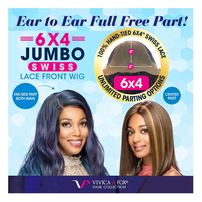 Vivica A Fox Jumbo Swiss 6x4 Ear to Ear Lace Front Wig - NYX - Image 7