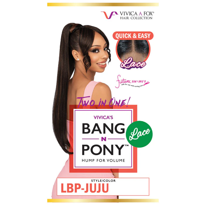 Vivica A Fox Lace Bang N Pony Ponytail - LBP-JUJU - Image 4