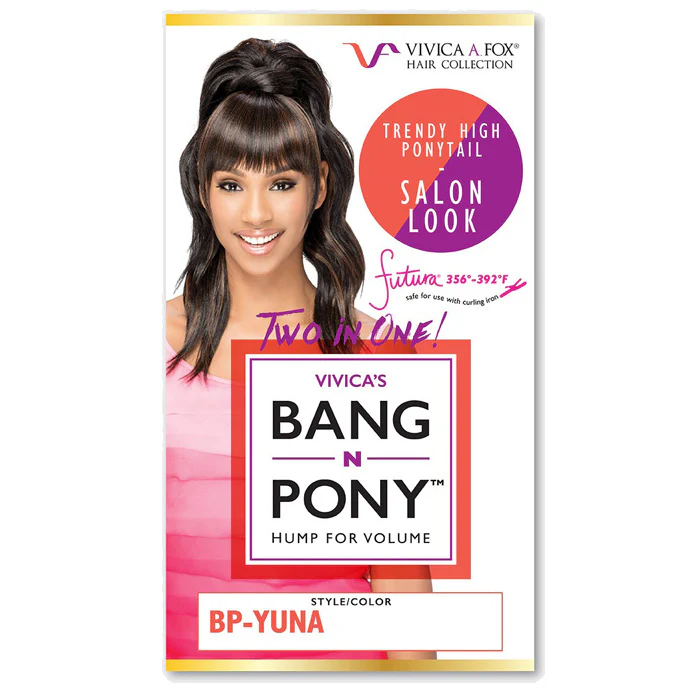 Vivica A Fox Salon Look Two in One Bang N Pony - BP-YUNA - Image 4
