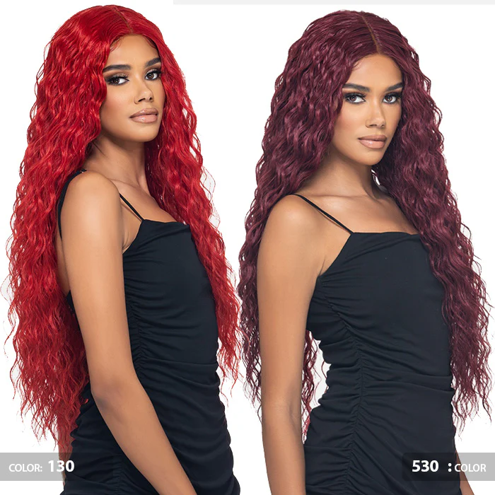 Vivica A Fox Wanna Bee Human Hair Blend 5" Deep HD Lace Front Wig - WNB-4 - Image 2