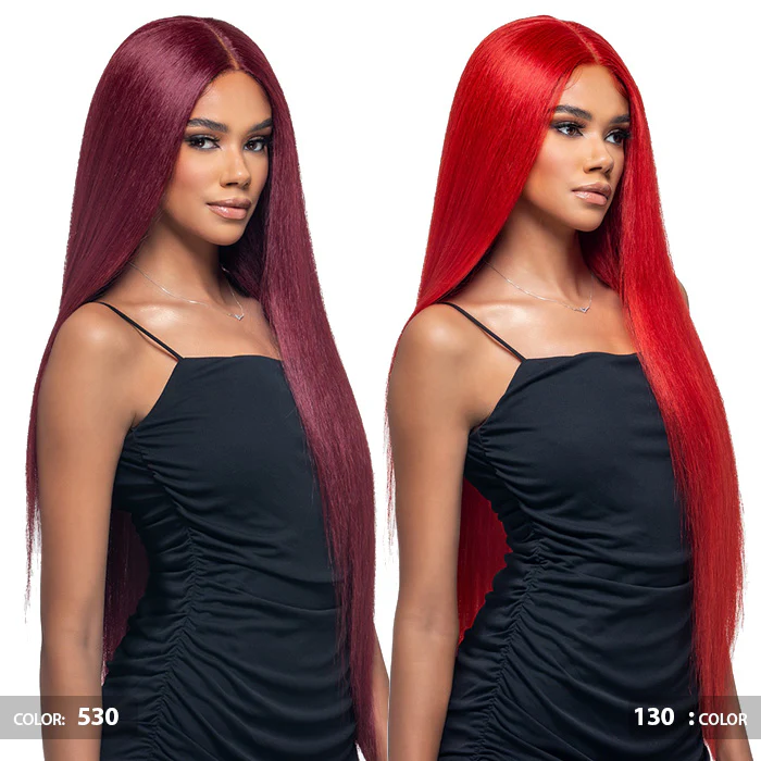 Vivica A Fox Wanna Bee Human Hair Blend 5" Deep Part HD Lace Front Wig - WNB-1 - Image 2