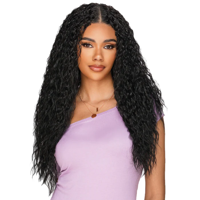 Vivica A Fox 100% Human Hair Blend V-Part Wig - V-RING - Image 2