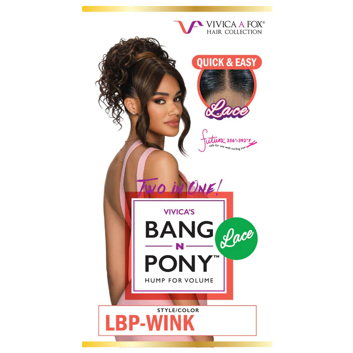 Vivica A Fox Bang N Pony Quick N Easy Lace Ponytail - LBP-WINK - Image 4