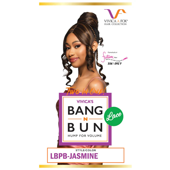Vivica Fox Lace Part Bang & Bun - LBPB-JASMINE - Image 3