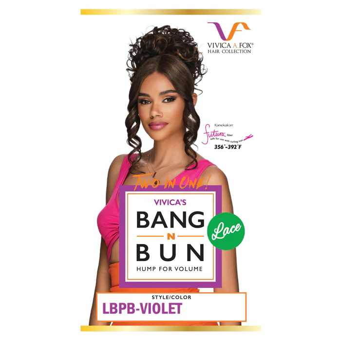 Vivica A Fox Lace Part Bang & Bun - LBPB-VIOLET - Image 4