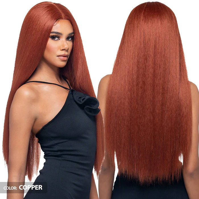 Vivica Fox Wanna Bee Human Hair Blend 5" Deep HD Lace Front Wig - WNB-2 - Image 2