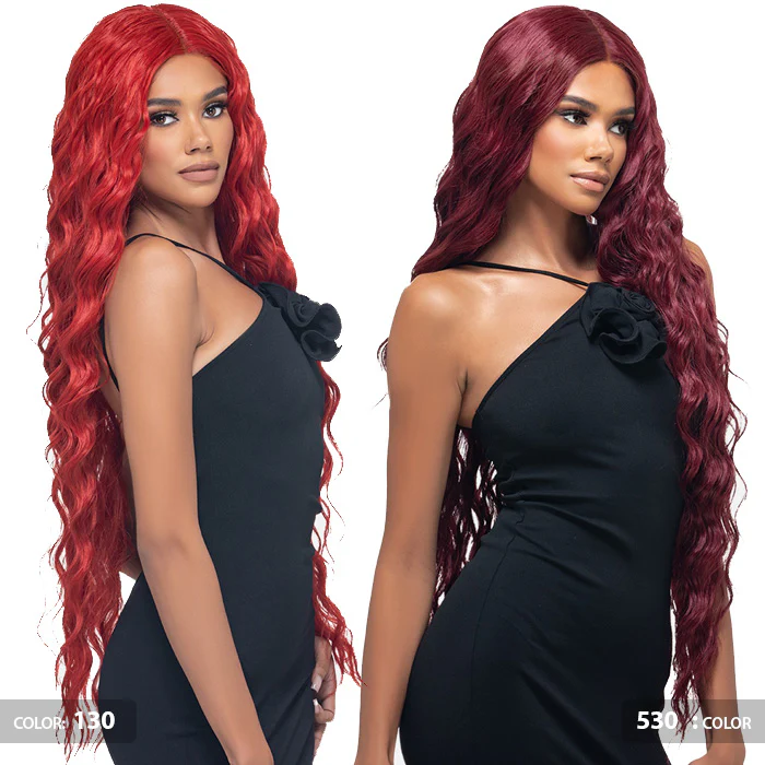 Vivica Fox Wanna Bee Human Hair Blend 5" Deep HD Lace Front Wig - WNB-3 - Image 2