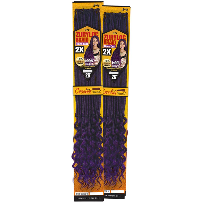 Zury Goddess Braid Loop Crochet LOCS DEEP CURL 26" - Image 4