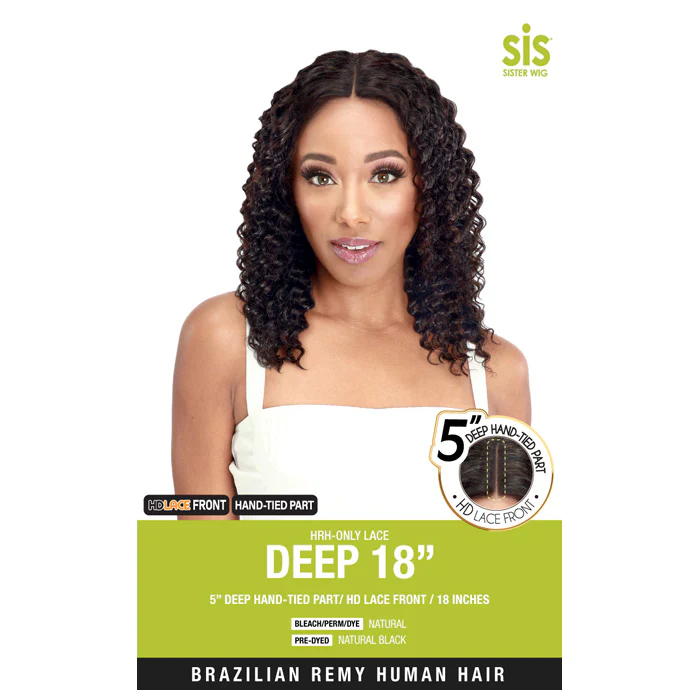 Zury Sis 100% Brazilian Virgin Remy Human Hair Lace Front Wig - HRH ONLY LACE DEEP 18 - Image 3