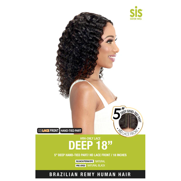 Zury Sis 100% Brazilian Virgin Remy Human Hair Lace Front Wig - HRH ONLY LACE DEEP 18 - Image 4