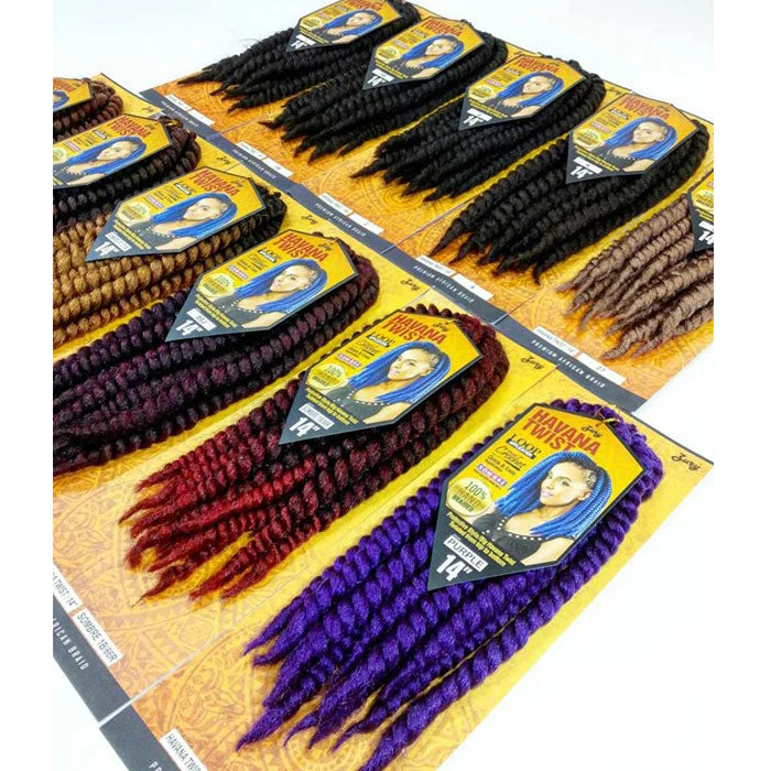 Zury Sis 100% Hand Braided Loop Crochet Braid - HAVANA TWIST 14" - Image 6