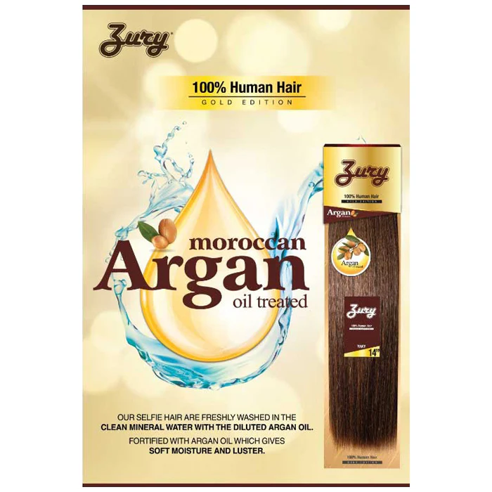 Zury Sis 100% Human Hair Weave Gold Edition OPRAH 10 - 18 (Argan Oil Treated) - Image 5
