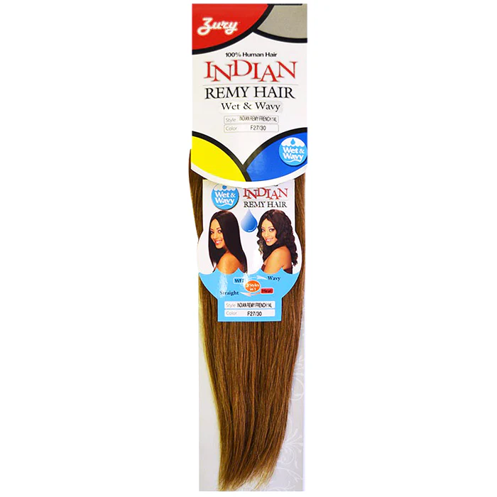 Zury Sis 100% Remy Human Hair Wet & Wavy Weave - INDIAN REMY FRENCH 10/12/14" - Image 3