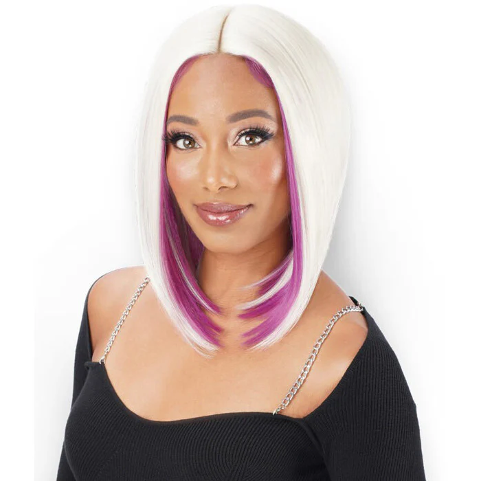 Zury Sis Angle Bob Style HD Lace Front Wig - NEELA - Image 2