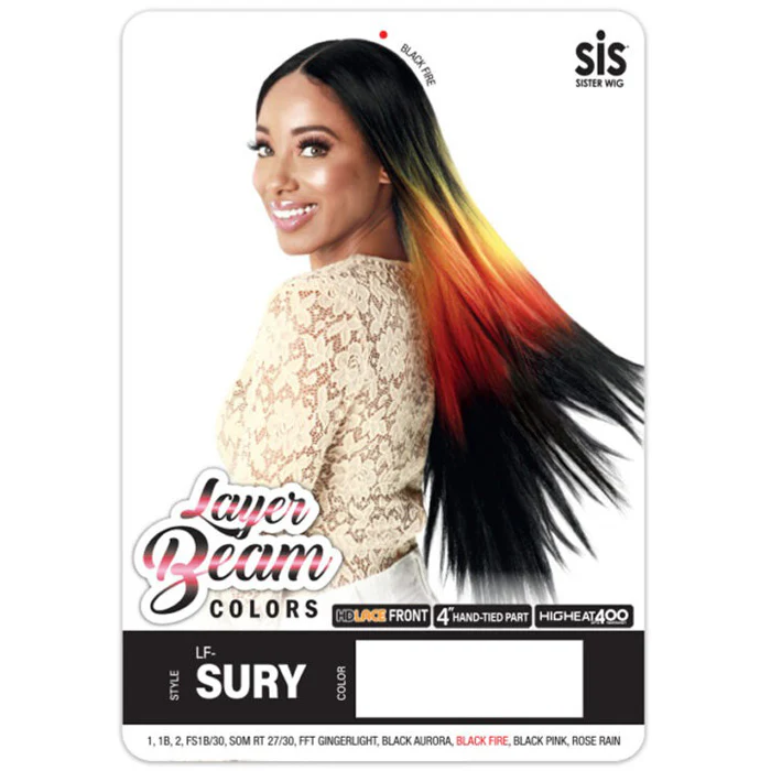 Zury Sis Beyond Layer Beam Colors HD Lace Front Wig - LF-SURY - Image 3