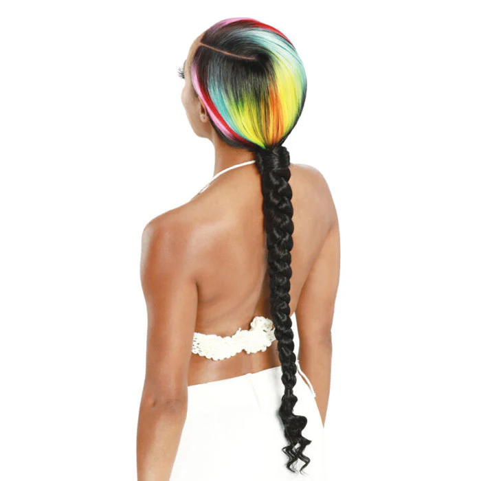 Zury Sis Braided Pony 4.5" Hand-Tied HD Part Lace Wig - LF-RWANDA - Image 2