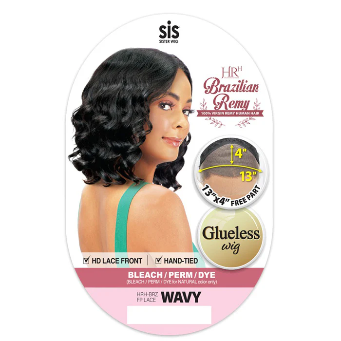 Zury Sis Brazilian Remy Glueless 13x4 HD Lace Front Wig - HRH-BRZ FP LACE WAVY - 100% Virgin Remy Human Hair - Image 3