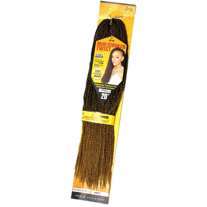 Zury Sis Bulk & Braid MICRO SENEGALESE TWIST 20 Inch (100% Hand Braided) - Image 2